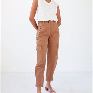 COPY - Wilfred Free | Cargo Pants in Camel Brown Size 0
